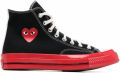 Comme Des Garçons Play x Converse Chuck 70 high-top sneakers Zwart - Zwart