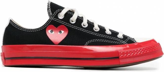 Comme Des Garçons Play x Converse Chuck 70 low-top sneakers Zwart