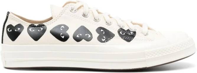 Comme Des Garçons Play x Converse x Converse Chuck Taylor 70 canvas sneakers Beige
