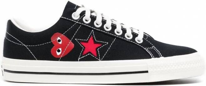 Comme Des Garçons Play x Converse x Converse One Star sneakers Zwart