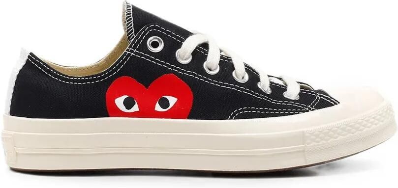 Comme Des Garçons Play x Converse x Converse sneakers met hartprint Zwart