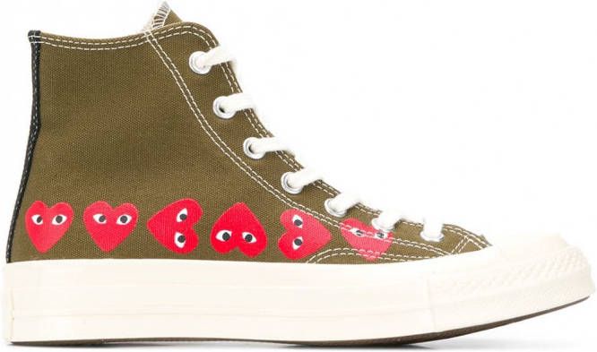 Comme Des Garçons Play x Converse x Converse Chuck Taylor high-top sneakers Groen