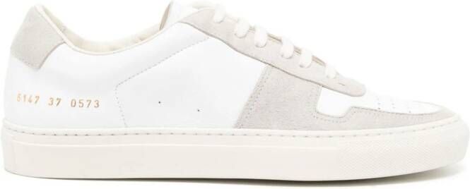 Common Projects Bball panelled sneakers Wit