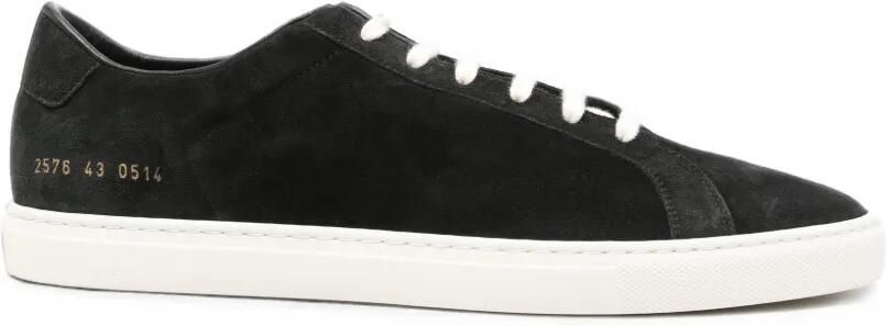 Common Projects Achilles Slim Premium suède sneakers Zwart