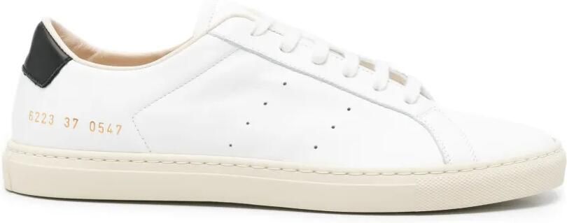 Common Projects Achilles sneakers met contrast Wit
