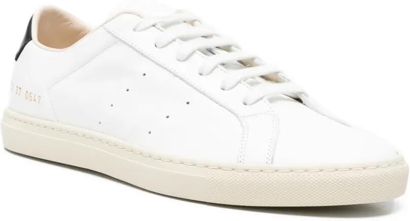 Common Projects Achilles sneakers met contrast Wit - Foto 2