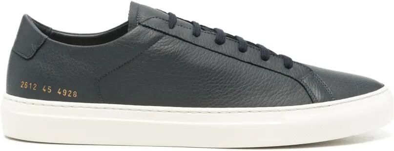 Common Projects Achilles sneakers van leer met textuur Blauw - Foto 4