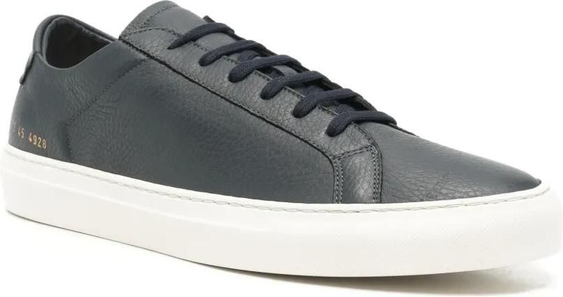 Common Projects Achilles sneakers van leer met textuur Blauw - Foto 2