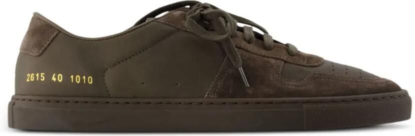Common Projects BBall Duo leren sneakers Bruin