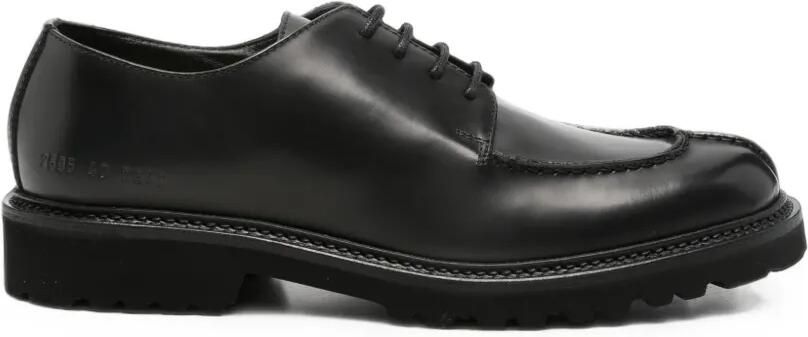 Common Projects Derby schoenen met chunky zool en mocassinnaad Zwart