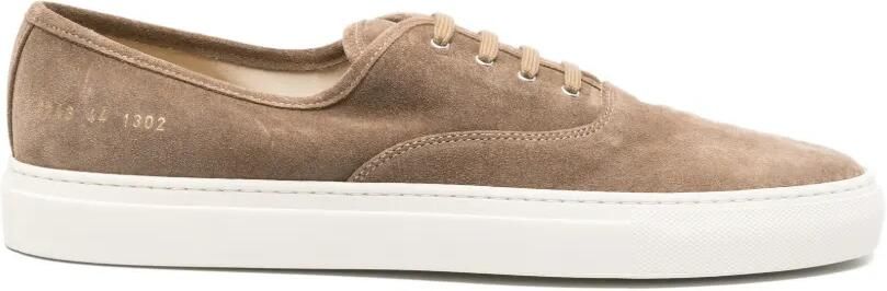 Common Projects Four Hole suède sneakers Bruin