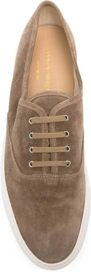 Common Projects Four Hole suède sneakers Bruin - Foto 4