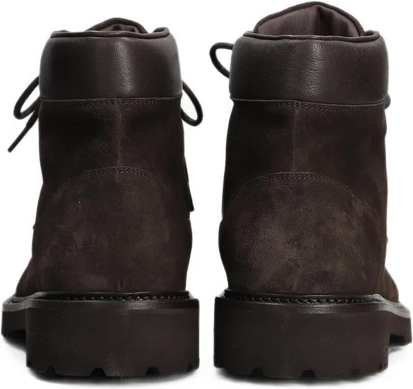 Common Projects lace-up suede ankle boots Bruin - Foto 3
