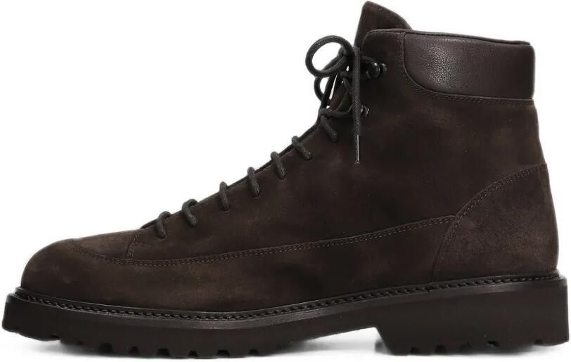 Common Projects lace-up suede ankle boots Bruin - Foto 5