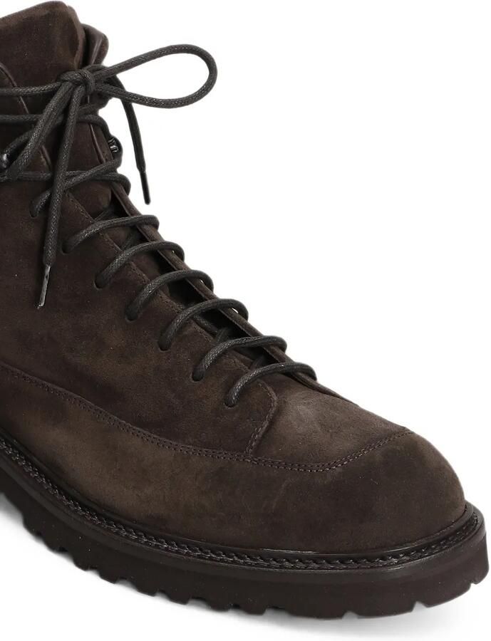 Common Projects lace-up suede ankle boots Bruin - Foto 2