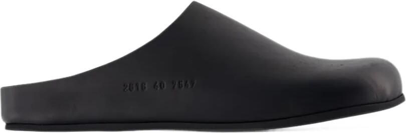 Common Projects Leren muiltjes Zwart - Foto 2