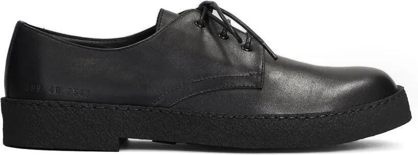 Common Projects Leren Derby veterschoenen Zwart - Foto 4