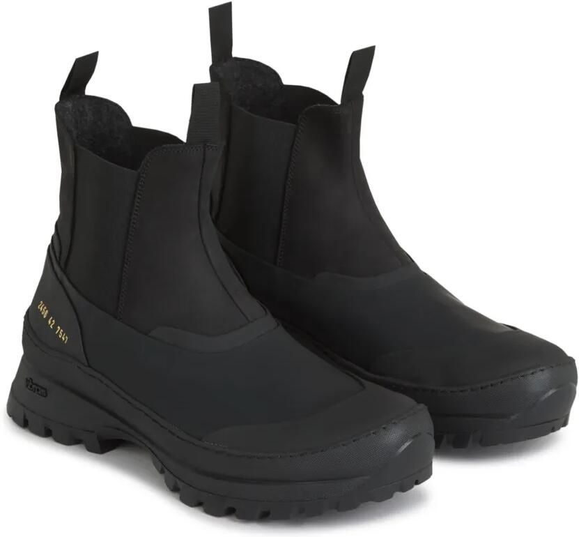 Common Projects Leren enkellaarzen Zwart - Foto 2