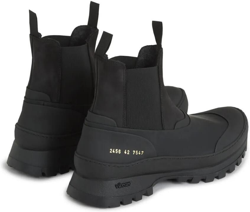 Common Projects Leren enkellaarzen Zwart - Foto 4