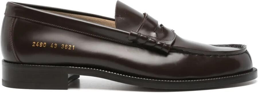 Common Projects Leren loafers Bruin