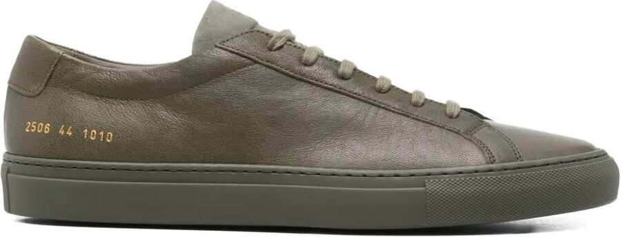 Common Projects Leren sneakers Groen