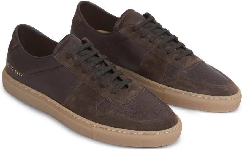 Common Projects Leren sneakers met vlakken Bruin - Foto 4