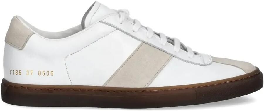 Common Projects Leren sneakers met vlakken Wit