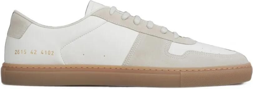 Common Projects Leren sneakers met vlakken Wit