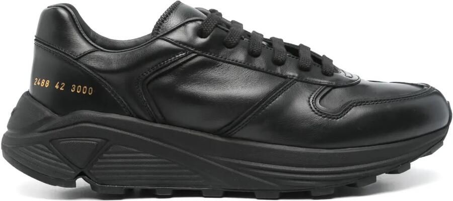 Common Projects Leren sneakers Zwart