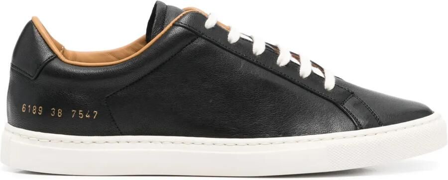 Common Projects Leren sneakers Zwart