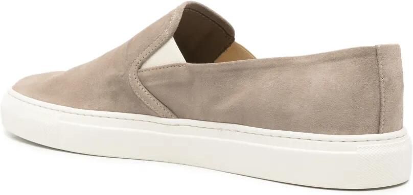 Common Projects Minimal suède slip-on sneakers Beige - Foto 3