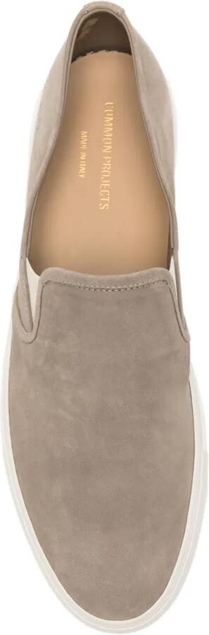 Common Projects Minimal suède slip-on sneakers Beige - Foto 4