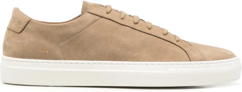 Common Projects Nubuck leren sneakers Bruin