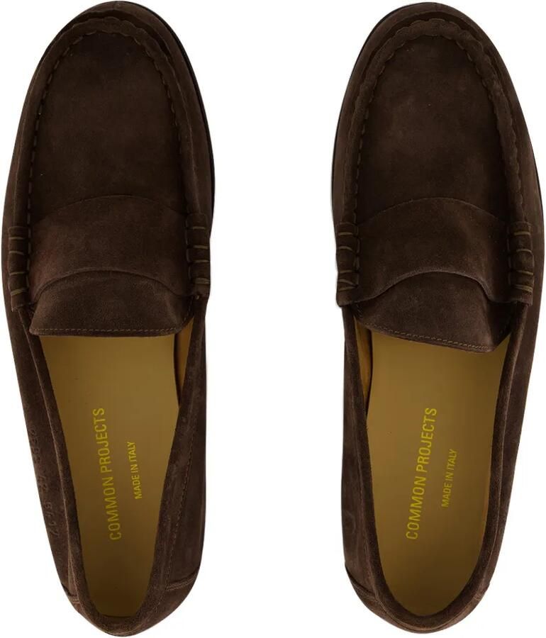 Common Projects penny-strap suede loafers Bruin - Foto 2