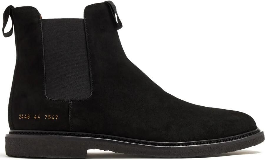 Common Projects Suède Chelsea laarzen Zwart