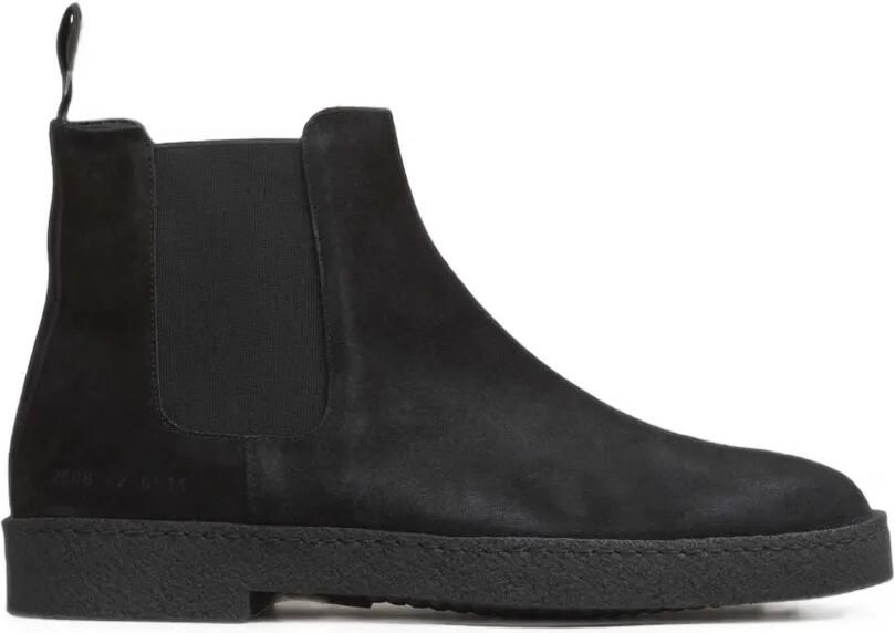 Common Projects Suède Chelsea laarzen Zwart