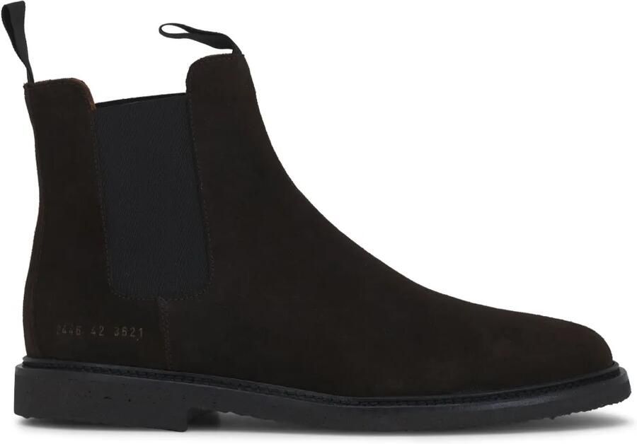 Common Projects Suède enkellaarzen Bruin