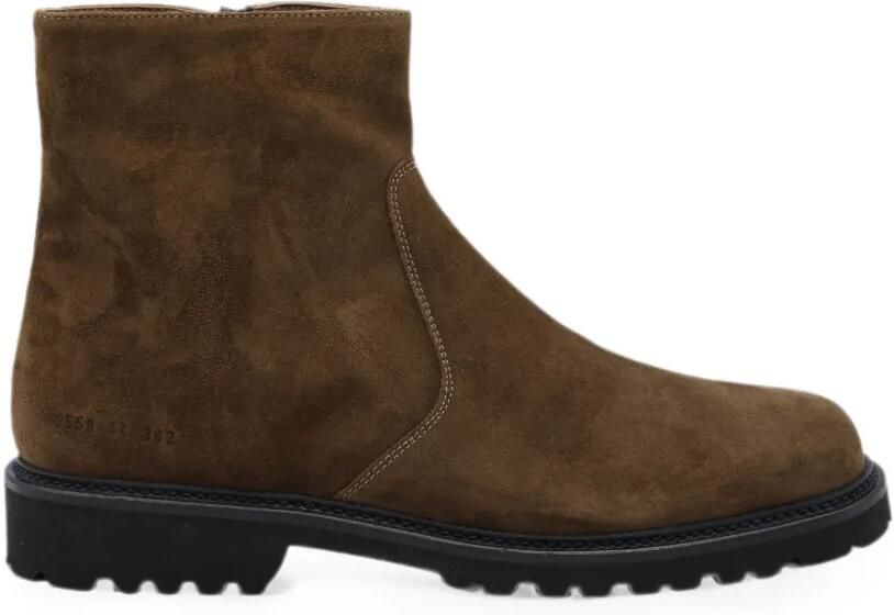 Common Projects Suède enkellaarzen Bruin