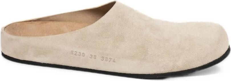 Common Projects Suède muiltjes Grijs