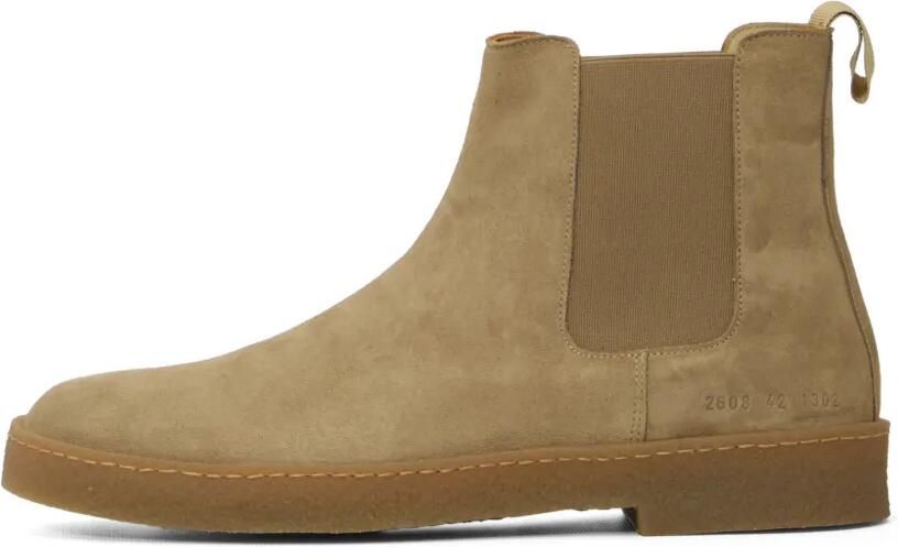 Common Projects Suède laarzen Beige - Foto 5