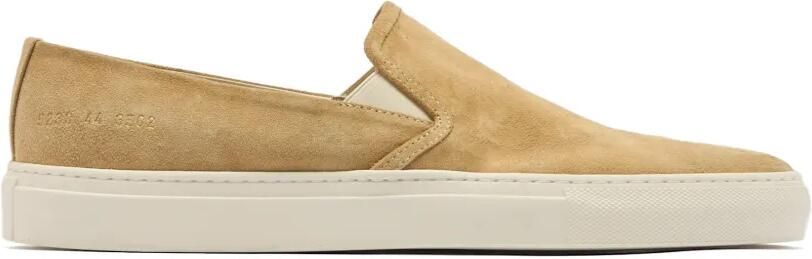 Common Projects Suède slip-on sneakers Beige