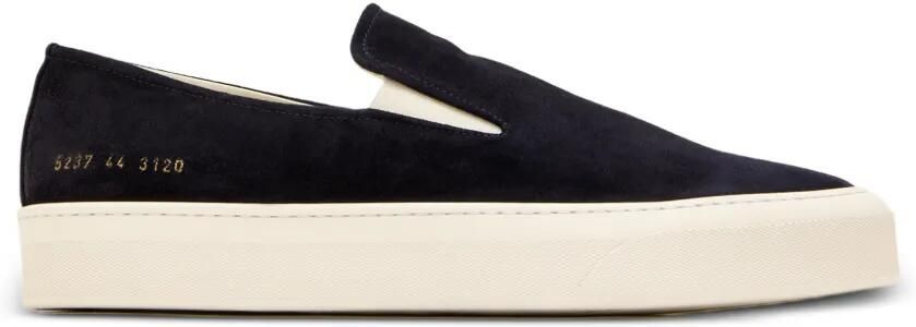 Common Projects Suède slip-on sneakers Blauw