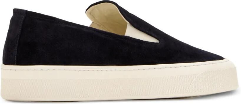 Common Projects Suède slip-on sneakers Blauw - Foto 4