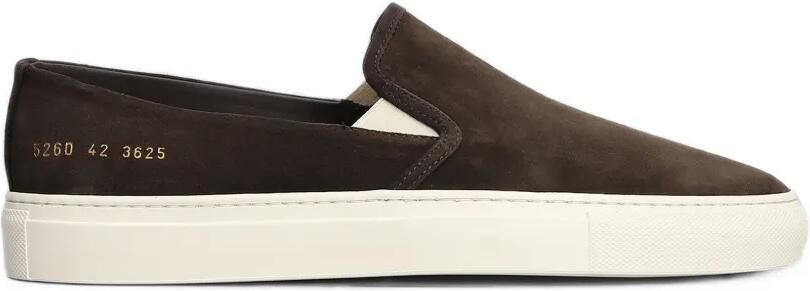 Common Projects suede slip-on sneakers Bruin
