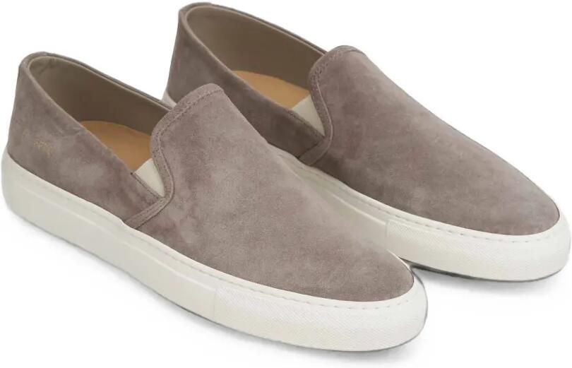 Common Projects Suède slip-on sneakers Grijs - Foto 4