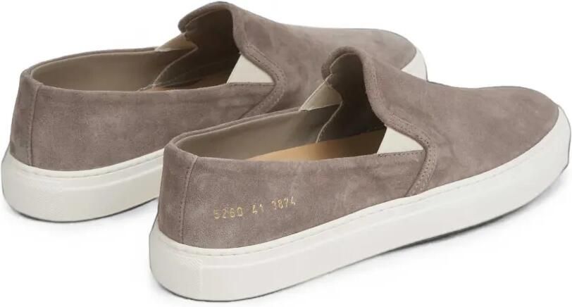 Common Projects Suède slip-on sneakers Grijs - Foto 5