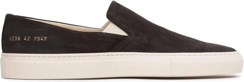 Common Projects Suède slip-on sneakers Zwart