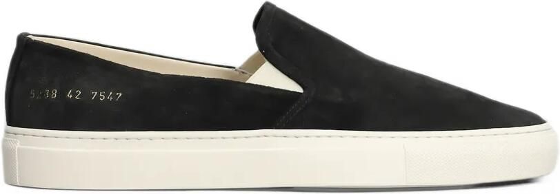 Common Projects suede slip-on sneakers Zwart