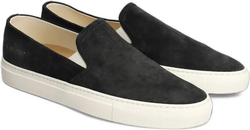 Common Projects suede slip-on sneakers Zwart - Foto 4