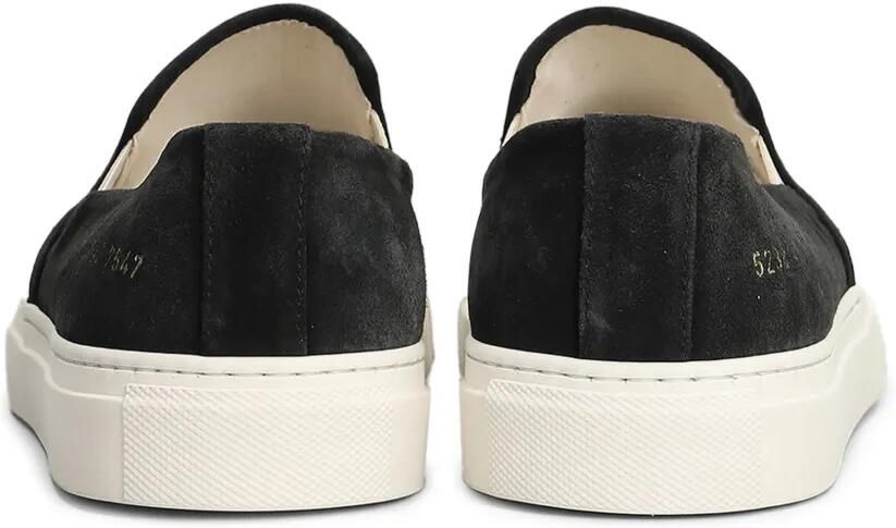 Common Projects suede slip-on sneakers Zwart - Foto 3
